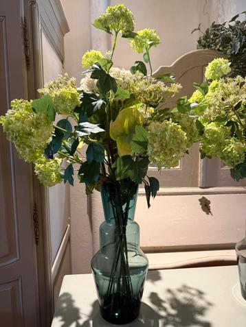 Light & Living vaas Trosmu 44cm incl groot zijde boeket VdlM beschikbaar voor biedingen