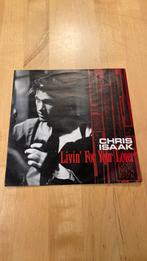 Vinyl single Chris Isaak - Livin’ for your lover, Cd's en Dvd's, Vinyl Singles, Ophalen of Verzenden, Zo goed als nieuw, Pop
