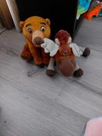 Disney brother bear knuffeltjes 2 stuks, Verzamelen, Ophalen of Verzenden, Zo goed als nieuw, Beeldje of Figuurtje
