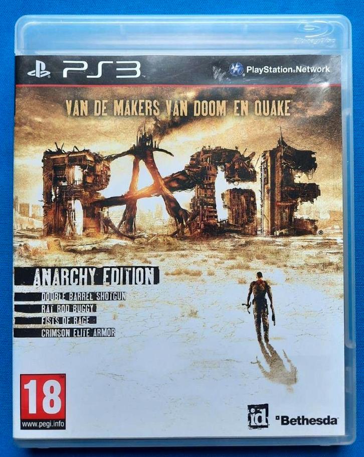 Rage - PS3, Spelcomputers en Games, Games | Sony PlayStation 3, Gebruikt, Shooter, 1 speler, Vanaf 18 jaar, Ophalen of Verzenden