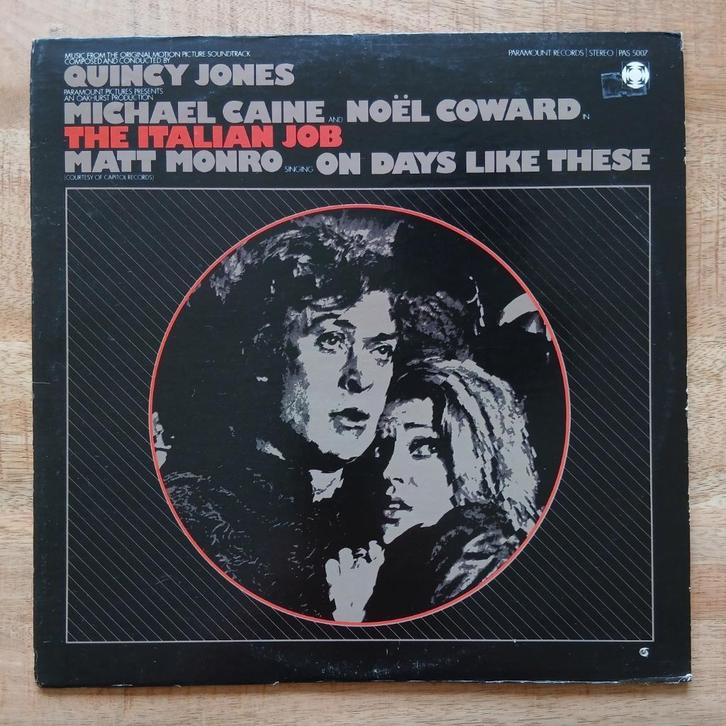 Quincy Jones - The Italian Job LP, Cd's en Dvd's, Vinyl | Filmmuziek en Soundtracks, Gebruikt, 12 inch, Verzenden