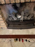 Open haard rooster met blokken, Ophalen, Gebruikt, Inbouwhaard, Houthaard