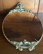 Messing vintage koperen lijst met engel hoofdje 40 cm hoog, Ophalen of Verzenden