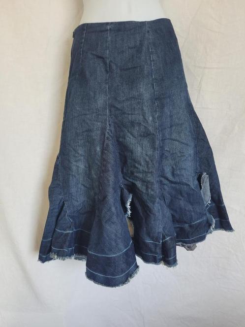 Hele gave spijkerrok mt 44 merk Lite By Dutch, Kleding | Dames, Rokken, Zo goed als nieuw, Maat 42/44 (L), Blauw, Knielengte, Ophalen of Verzenden