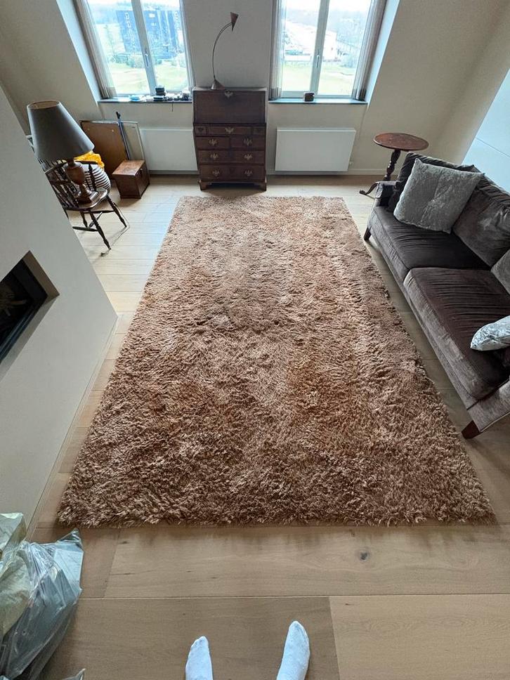 Carpet Sign Hoogpolig Shag Vloerkleed 380x220cm, Huis en Inrichting, Stoffering | Tapijten en Kleden, Zo goed als nieuw, 200 cm of meer