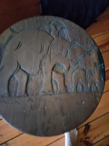 Antiek Afrikaans blad 2 verschillende zijde handwerk beschikbaar voor biedingen