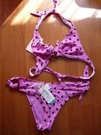 Roze bikini met zwarte stippen - fifties style - maat 36, Ophalen of Verzenden, Nieuw, Roze, Bikini