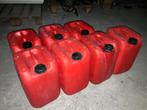 Rode Kunststof Jerrycans, Minder dan 75 liter, Ophalen, Zo goed als nieuw, Kunststof