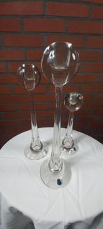 Kristallen Kandelaars - Handgeblazen Murano, Ophalen of Verzenden, Kristal