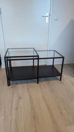 Vittsjö IKEA bijzettafel/salontafel, Huis en Inrichting, Tafels | Sidetables, Ophalen, 50 tot 100 cm, Glas, Zo goed als nieuw
