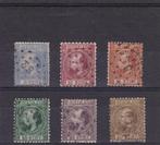 31.  1867-1868, Koning Willem III,  nvph nrs. 7 - 12.  gebr., Verzenden, T/m 1940, Gestempeld