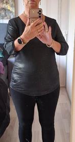 Mooi zwart shirt Esmara 44/46, Zwart, Maat 46/48 (XL) of groter, Zo goed als nieuw, Korte mouw