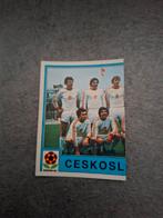 Panini Euro 80 Italia. Deel elftalfoto Tjechoslowakije., Verzenden, Zo goed als nieuw, Sticker
