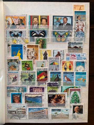 Mooie postzegelverzameling Afrika beschikbaar voor biedingen