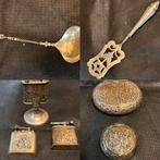 Zilveren Collectie: Lepel, Taartschep, Dozen & Aanstekers, Ophalen of Verzenden