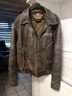 Vintage Harley Davidson Leren Jas, Overige merken, Heren, XL, Tweedehands