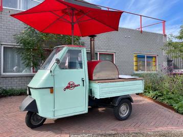 Piaggio foodtruck pizza oven / barista truck te huur huren beschikbaar voor biedingen