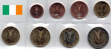 UNC setje IERLAND 2016 € 0,01 t/m € 2,00 in unc kwaliteit. beschikbaar voor biedingen