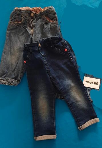 2 jeans  maat 80 beschikbaar voor biedingen