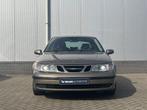 Saab 9-5 2.0t Linear | Lage km stand! | (bj 2003, automaat), Auto's, Saab, Zwart, 4 cilinders, Leder en Stof, 10 km/l