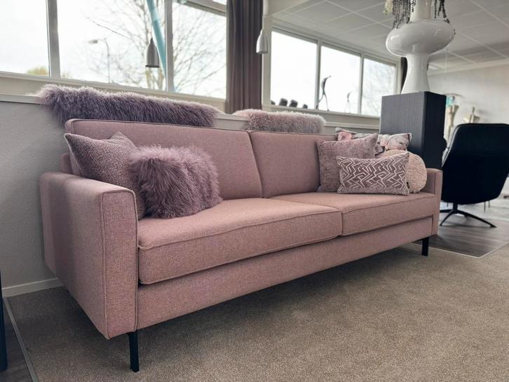 3,5-zitbank Tess INNO living z.g.a.n | Oudroze, Huis en Inrichting, Banken | Bankstellen, Zo goed als nieuw, Rechte bank, Driepersoons