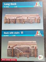Dock with stairs & Long dock (tot. 90cm lang) Italeri 1/35, Verzenden, Nieuw, 1:35 tot 1:50, Diorama