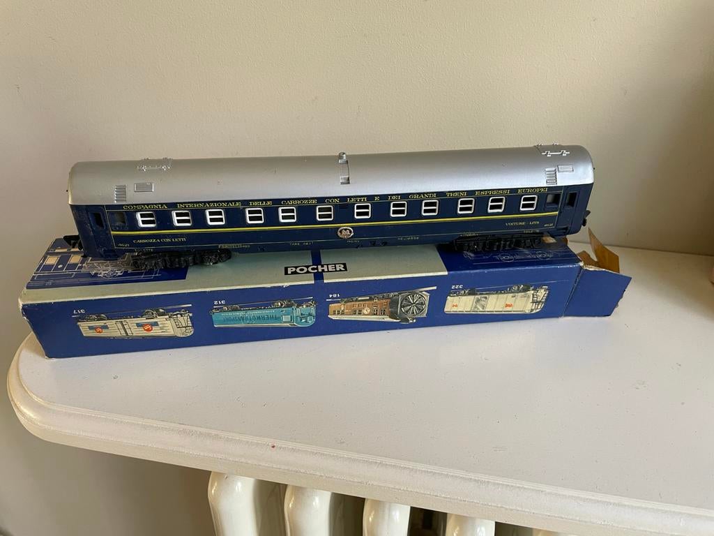 Pocher CIWL Slaaprijtuig H0 - Model 215/215-b, nr. 4621, Overige merken, Gebruikt, Gelijkstroom, Wagon