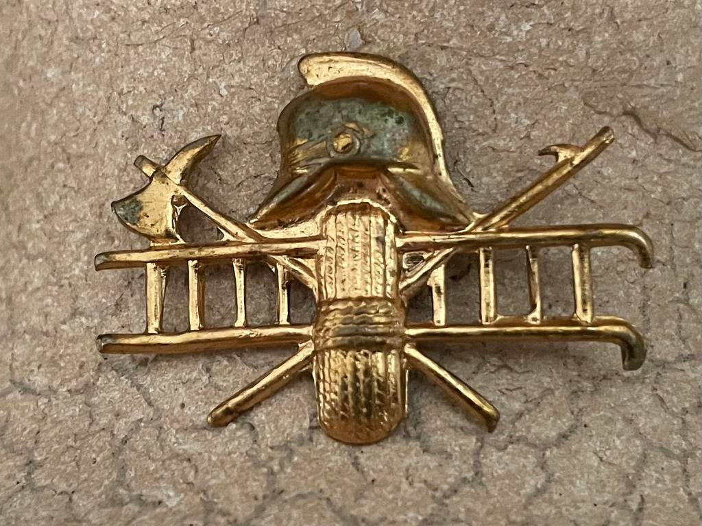Oude brandweer speld, Ophalen of Verzenden, Landmacht, Nederland, Embleem of Badge