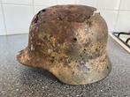 Duitse helm m35 Normandie Camo, Ophalen of Verzenden, Duitsland, Helm of Baret