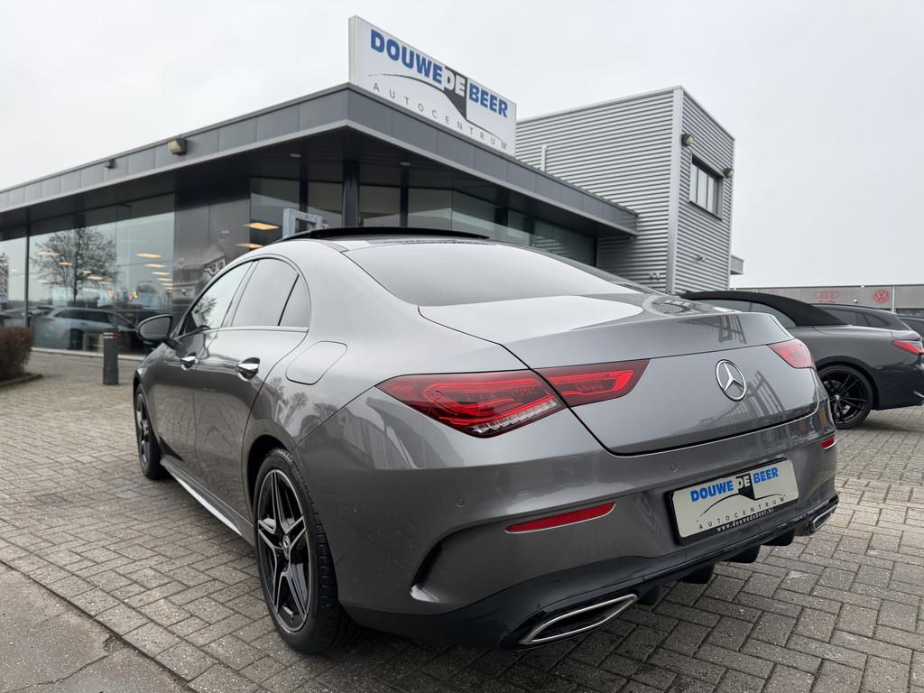 Mercedes-Benz CLA-Klasse 200 Premium Plus AMG Line Pano-Dak, Gebruikt, Euro 6, 4 cilinders, Leder en Stof