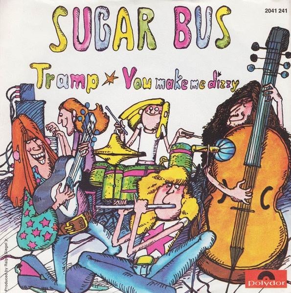 sugar bus / tramp - psychedelic/classic/rock, Gebruikt, Verzenden, 7 inch, Single