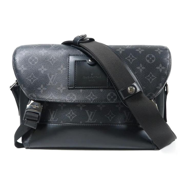 Louis Vuitton Monogram Eclipse Messenger Voyager PM, Sieraden, Tassen en Uiterlijk, Tassen | Schooltassen, Zo goed als nieuw, Aktetas of Boekentas