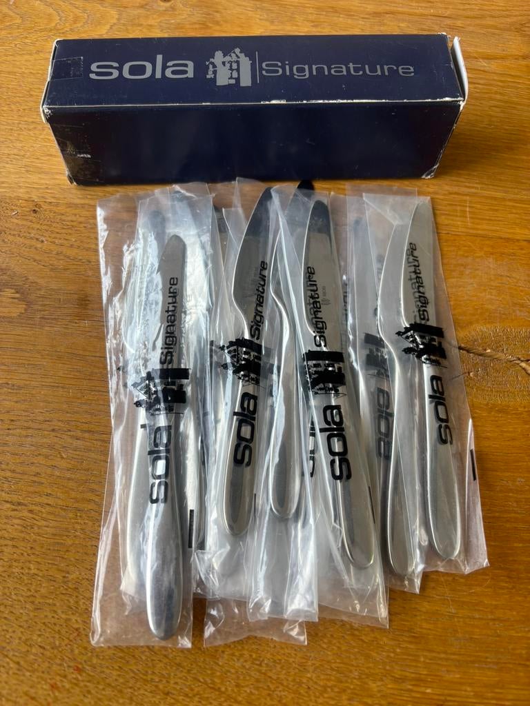 NIEUW Sola Signature messen (12 stuks), Ophalen of Verzenden, Nieuw, Los bestek