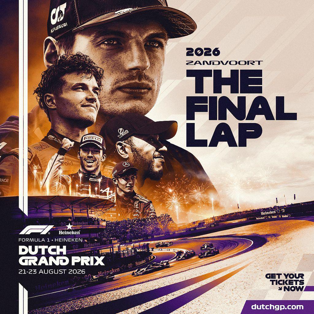 2x DutchGP GOLD Arena Grandstand 1 zondag tickets, Twee personen