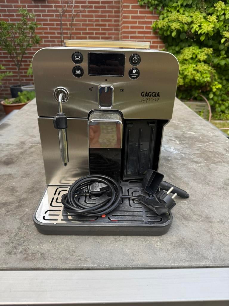 Gaggia brera koffie  vol automaat defect, Espresso apparaat, Niet werkend, 4 tot 10 kopjes, Afneembaar waterreservoir