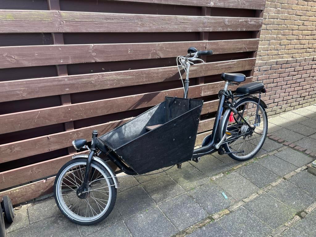 Compacte en stabiele stadsbakfiets, Ophalen, Gebruikt, Goederen, Overige merken