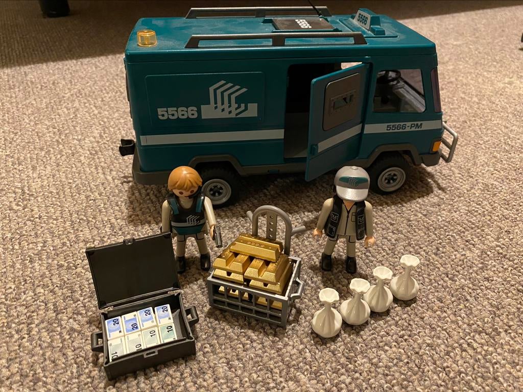Playmobil waardetransport 5566, Ophalen, Zo goed als nieuw