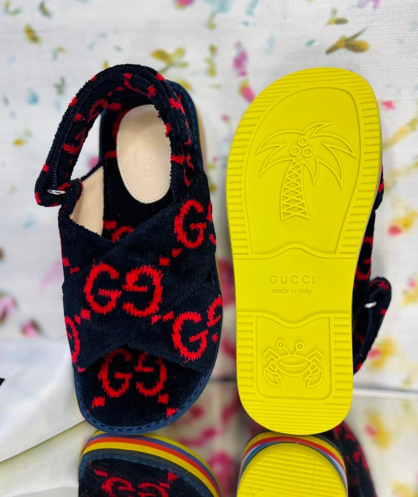 Gucci GG supreme teddy sandalen schoenen maat 31 NIEUW, Verzenden, Jongen of Meisje, Schoenen, Customercare@gucci.com