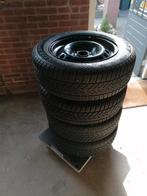 Dunlop SP Winter Sport 1D Winterbanden op stalen velgen, Auto-onderdelen, Banden en Velgen, Gebruikt, 15 inch, Banden en Velgen