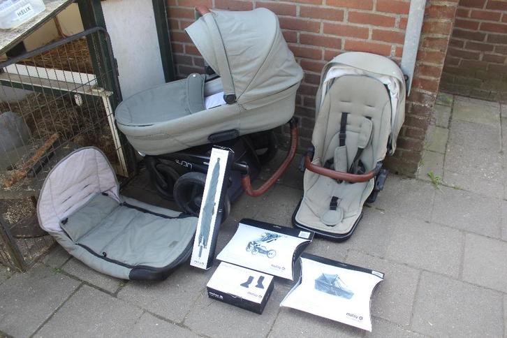 < Complete Kinderwagen Set Mutsy Icon Jade Green >, Kinderen en Baby's, Kinderwagens en Combinaties, Gebruikt, Combiwagen, Mutsy