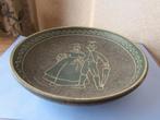 Mooie Gmündner keramiek schaal - sgraffito Oostenrijk, Verzenden
