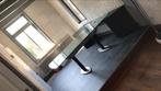 (directie)Buro met glazen blad en ladekast  (200x100cm), Huis en Inrichting, Bureaus, Ophalen, Gebruikt, Bureau