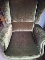 Mooie  Groene Engelse Fauteuil, Huis en Inrichting, Fauteuils, Ophalen, 75 tot 100 cm, Zo goed als nieuw, 75 tot 100 cm