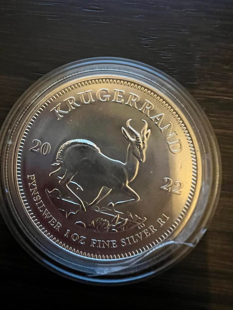 South African Krugerrand 1 ounce 2022, Verzenden, Zilver