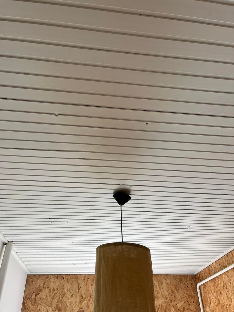 Schrootjes plafond 10.5 m2 wit geschilderd Amersfoort., Doe-het-zelf en Verbouw, Ophalen, Gebruikt, Hout