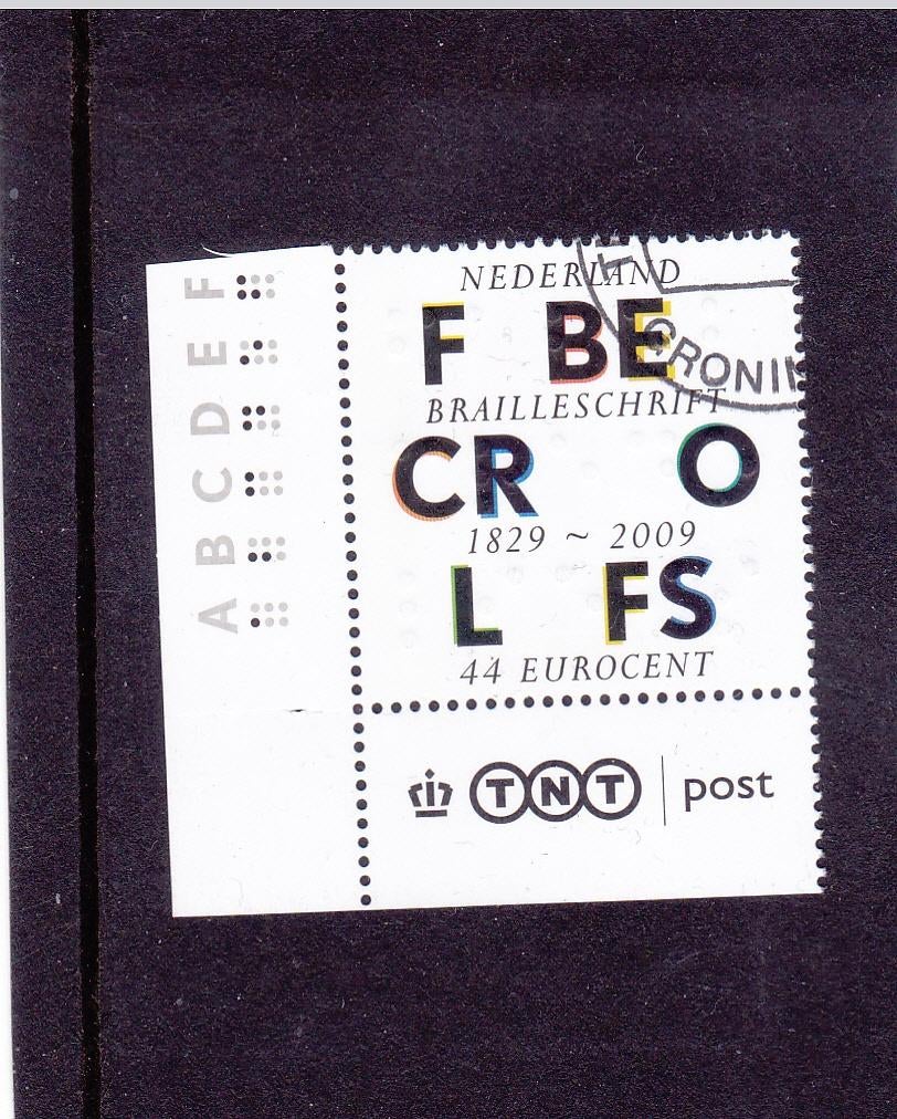 postzegel Nederland met Tab, Verzenden, Na 1940, Gestempeld