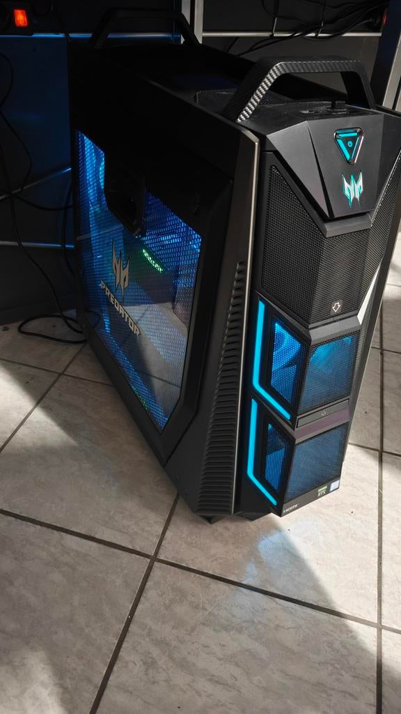 Acer Predator Orion 9000, Computers en Software, Desktop Pc's, Gebruikt, 4 Ghz of meer, HDD, SSD, 32 GB, Met videokaart, Gaming