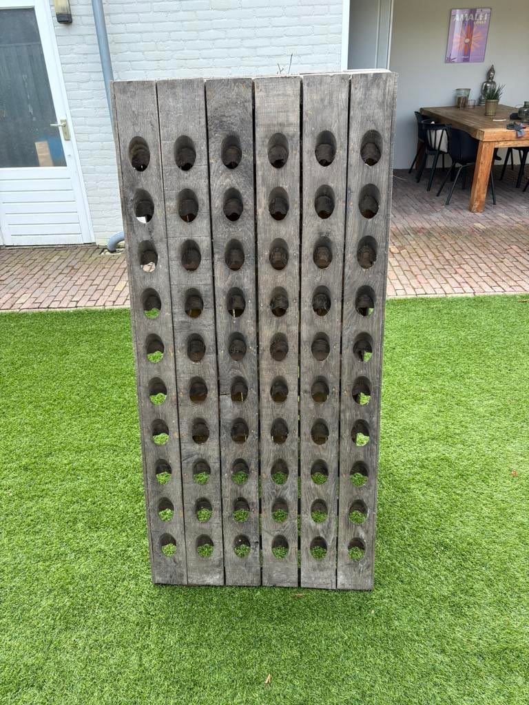 Oud Wijnrek, Huis en Inrichting, Woonaccessoires | Wijnrekken, Ophalen, Gebruikt, 25 flessen of meer, 75 cm of meer