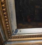 Antiek schilderij op paneel Henri van Os, Antiek en Kunst, Ophalen of Verzenden