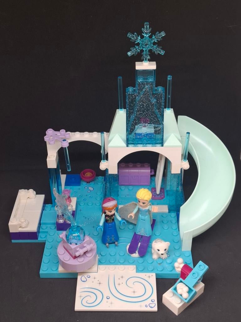 Lego Juniors Frozen IJskasteel (set 10736), Ophalen of Verzenden, Zo goed als nieuw, Complete set, Lego